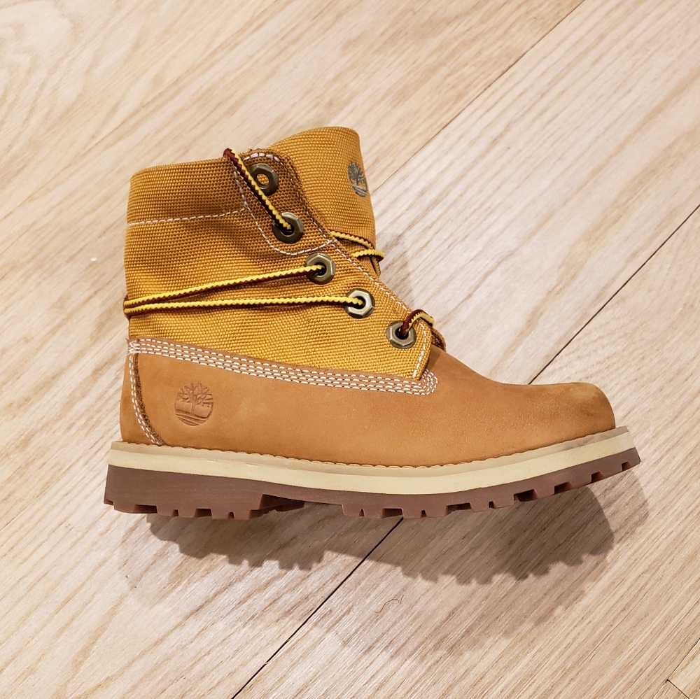 Timberland Kids Courma Roll Top Boot (Wheat)